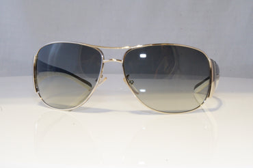 PRADA Mens Designer Sunglasses Silver Pilot SPR 75G 6BA-3M1 17831