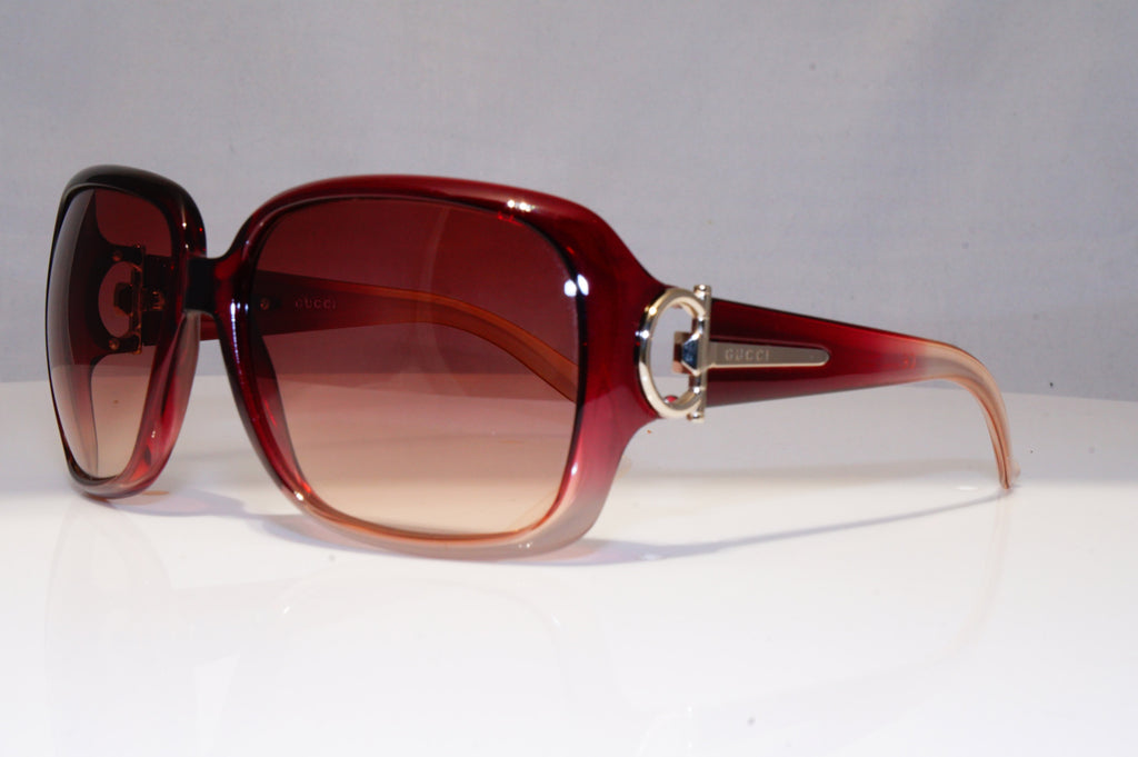 GUCCI Womens Oversized Designer Sunglasses Burgundy Square GG 3099 EWPVU 17873