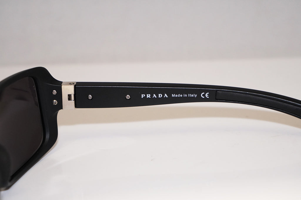 PRADA Mens Designer Sunglasses Black Rectangle SPS 01I 1BO-3O1 14701