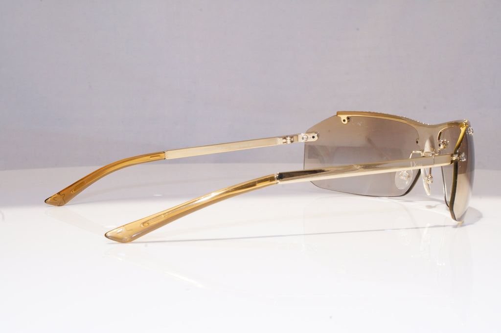 CHRISTIAN DIOR Womens Diamante Designer Sunglasses Gold DIOR HIT 2 3YG20 18545