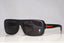 PRADA Mens Designer Sunglasses Black Rectangle SPS 01I 1BO-3O1 14701