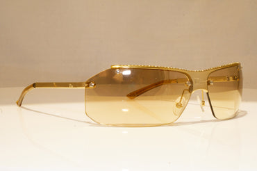 CHRISTIAN DIOR Womens Diamante Designer Sunglasses Gold DIOR HIT 2 3YG20 18545