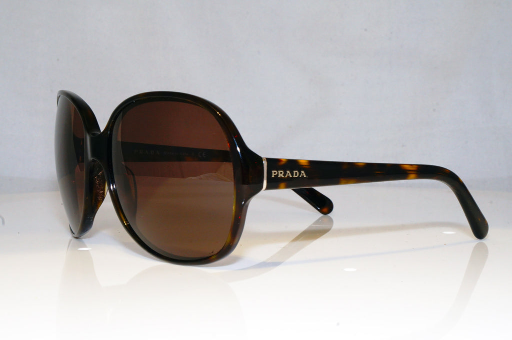 PRADA Womens Oversized Designer Sunglasses Brown Oval SPR 26L 2AU-8C1 17277