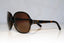 PRADA Womens Oversized Designer Sunglasses Brown Oval SPR 26L 2AU-8C1 17277