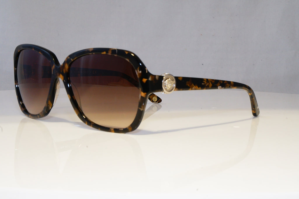 VERSACE Womens Diamante Designer Sunglasses Brown MEDUSA 4218 876/13 17862