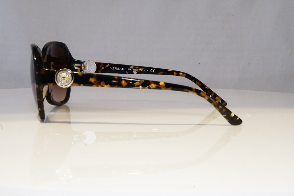 VERSACE Womens Diamante Designer Sunglasses Brown MEDUSA 4218 876/13 17862