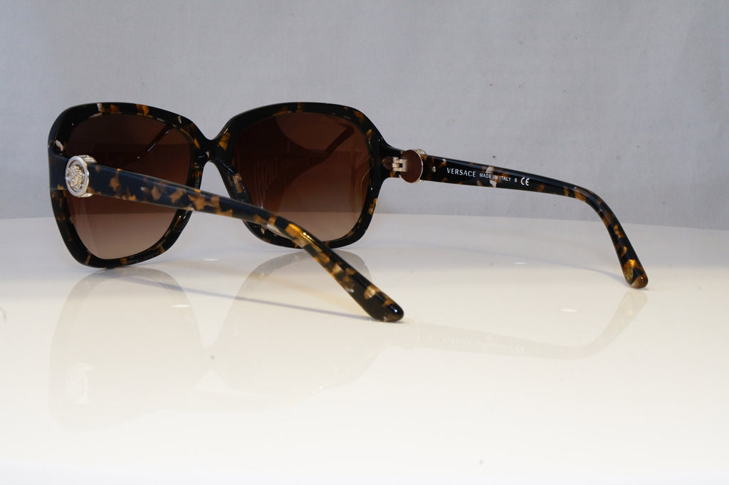 VERSACE Womens Diamante Designer Sunglasses Brown MEDUSA 4218 876/13 17862