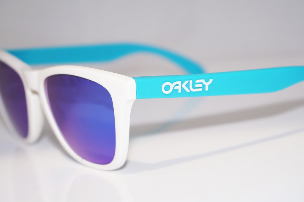OAKLEY Mens Designer Mirror Flash Sunglasses White Frogskins 03 217 14630