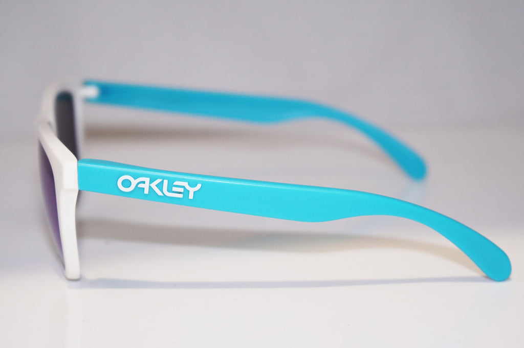 OAKLEY Mens Designer Mirror Flash Sunglasses White Frogskins 03 217 14630