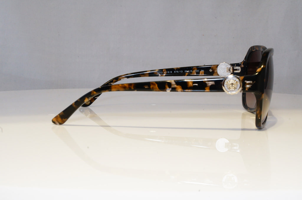 VERSACE Womens Diamante Designer Sunglasses Brown MEDUSA 4218 876/13 17862