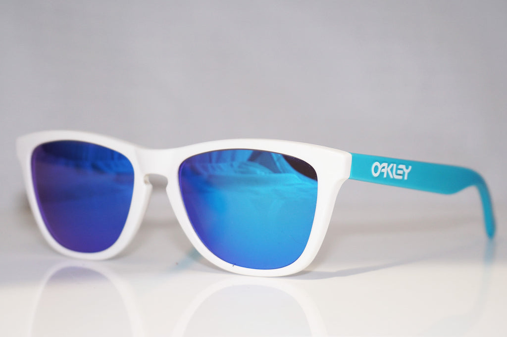OAKLEY Mens Designer Mirror Flash Sunglasses White Frogskins 03 217 14630