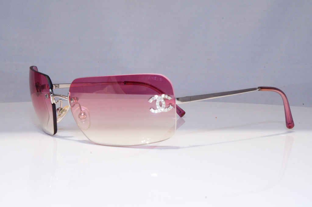 CHANEL Womens Boxed Designer Sunglasses Silver Rimless 4017 124/58 17911