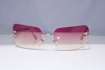 CHANEL Womens Boxed Designer Sunglasses Silver Rimless 4017 124/58 17911