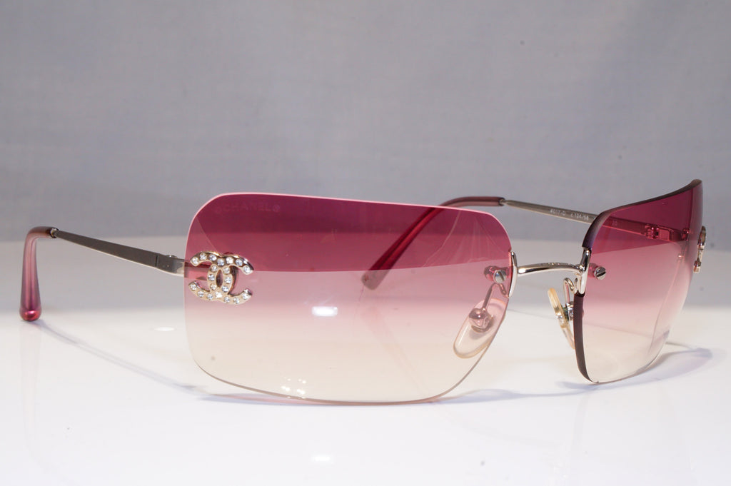 CHANEL Womens Boxed Designer Sunglasses Silver Rimless 4017 124/58 17911