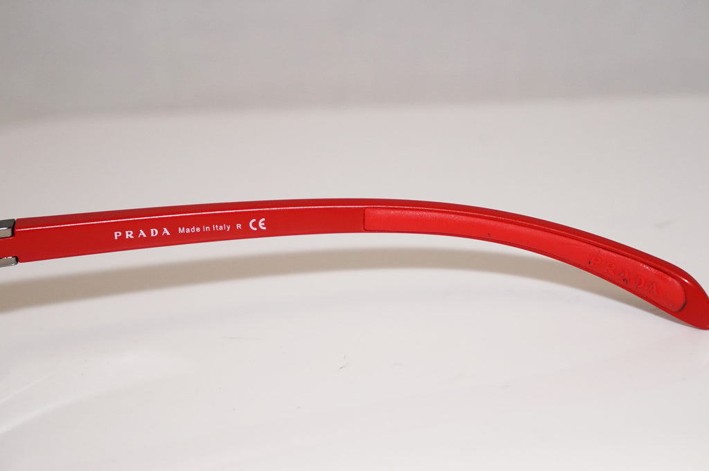 PRADA Mens Designer Flash Mirror Sunglasses Red Aviator SPS 50L 5AV-1A1 14571