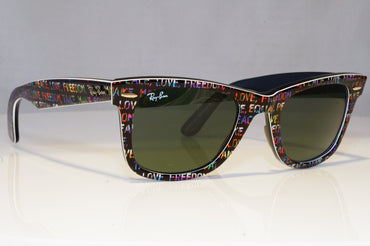 RAY-BAN Mens Womens Boxed Designer Sunglasses Wayfarer PRINTS RB 2140 1089 17853