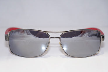 PRADA Mens Designer Flash Mirror Sunglasses Red Aviator SPS 50L 5AV-1A1 14571