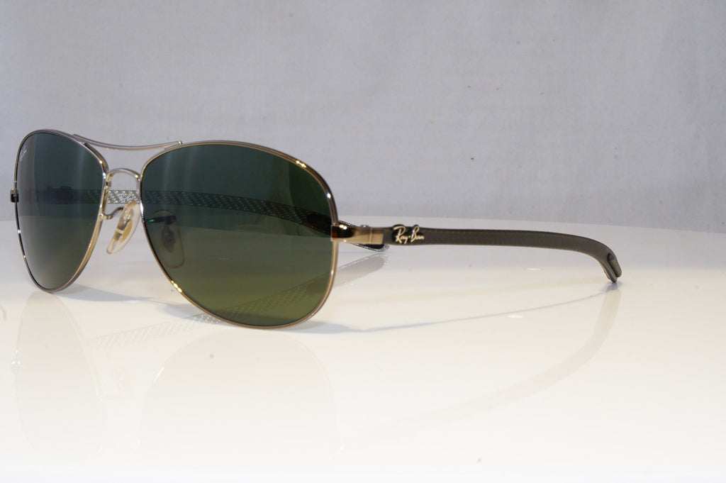 RAY-BAN Mens Boxed Designer Sunglasses Pilot CARBON FIBRE RB 8301 131 17860