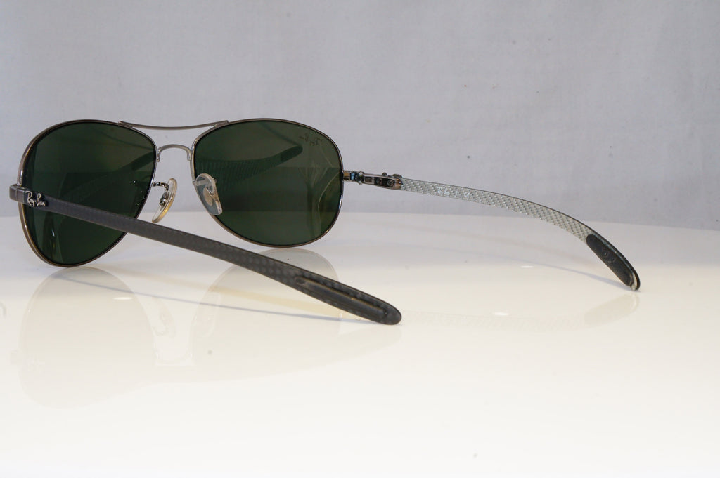 RAY-BAN Mens Boxed Designer Sunglasses Pilot CARBON FIBRE RB 8301 131 17860