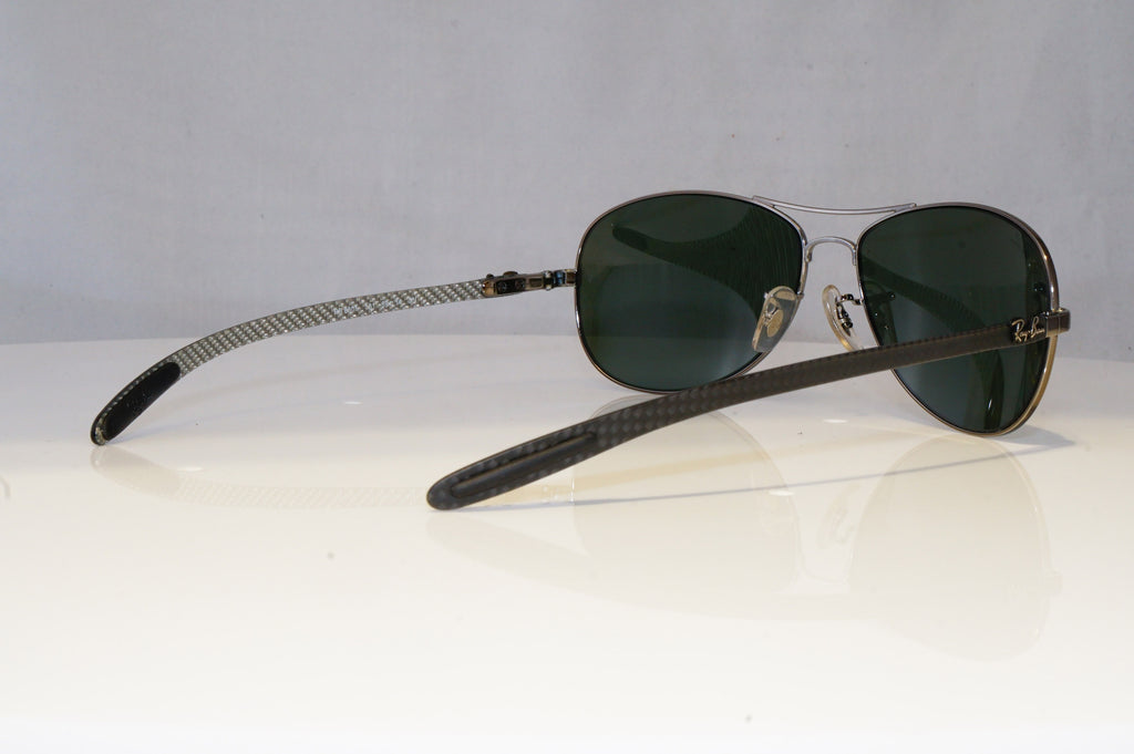 RAY-BAN Mens Boxed Designer Sunglasses Pilot CARBON FIBRE RB 8301 131 17860