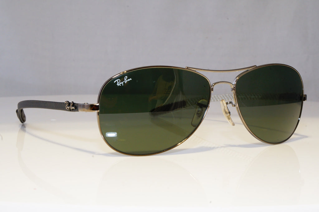 RAY-BAN Mens Boxed Designer Sunglasses Pilot CARBON FIBRE RB 8301 131 17860