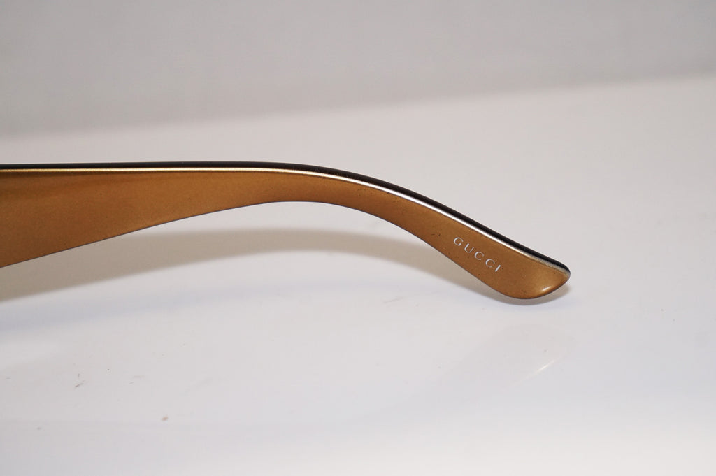GUCCI Vintage Womens Designer Sunglasses Brown Rectangle GG 2968 HXINZ 14722