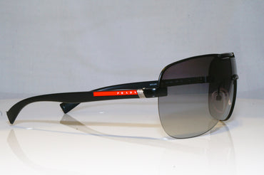 PRADA Mens Designer Sunglasses Black Shield SPS 52N 1BO-3M1 17283
