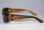 GUCCI Vintage Womens Designer Sunglasses Brown Rectangle GG 2968 HXINZ 14722
