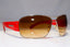 PRADA Mens Womens Designer Sunglasses Red Pilot SPR 61G 1BC-6S1 17878