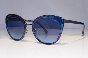 CHANEL Womens Boxed Designer Sunglasses Blue Butterfly 4208 465/S2 19543