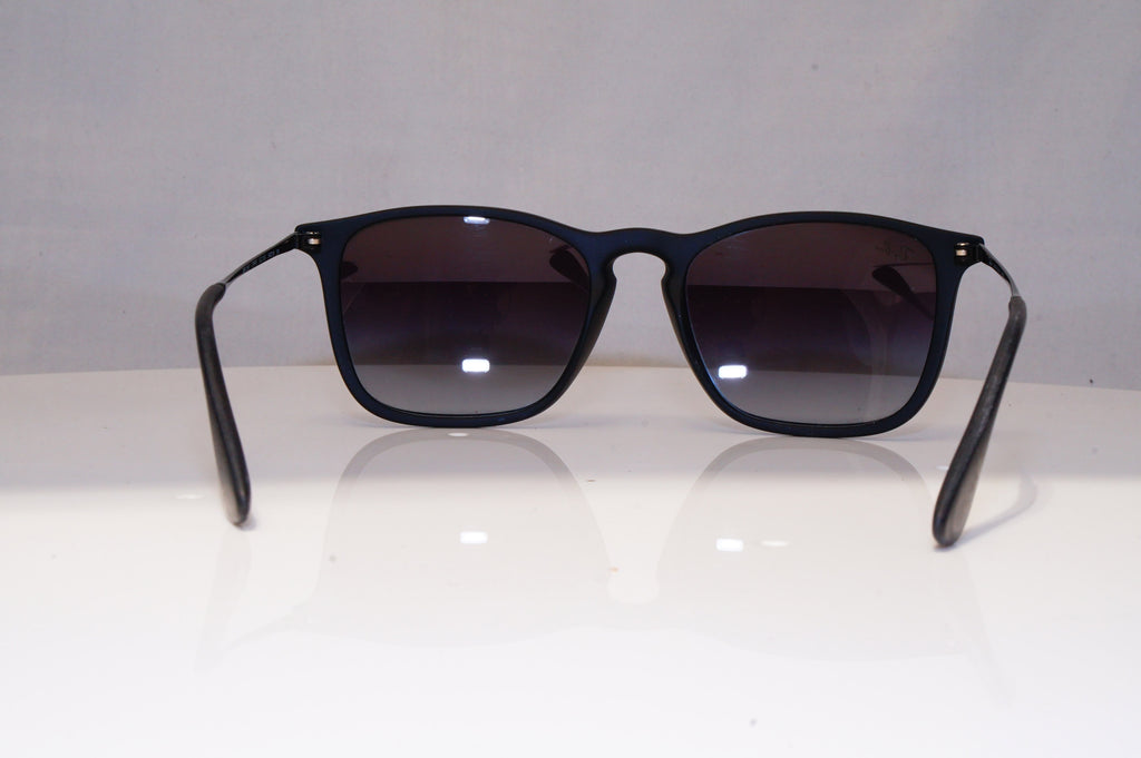RAY-BAN Mens Designer Sunglasses Black Rectangle CHRIS RB 4187 622/8G 17882