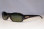 RAY-BAN Mens Womens Vintage Designer Sunglasses Black Rectangle RB 4078 19370