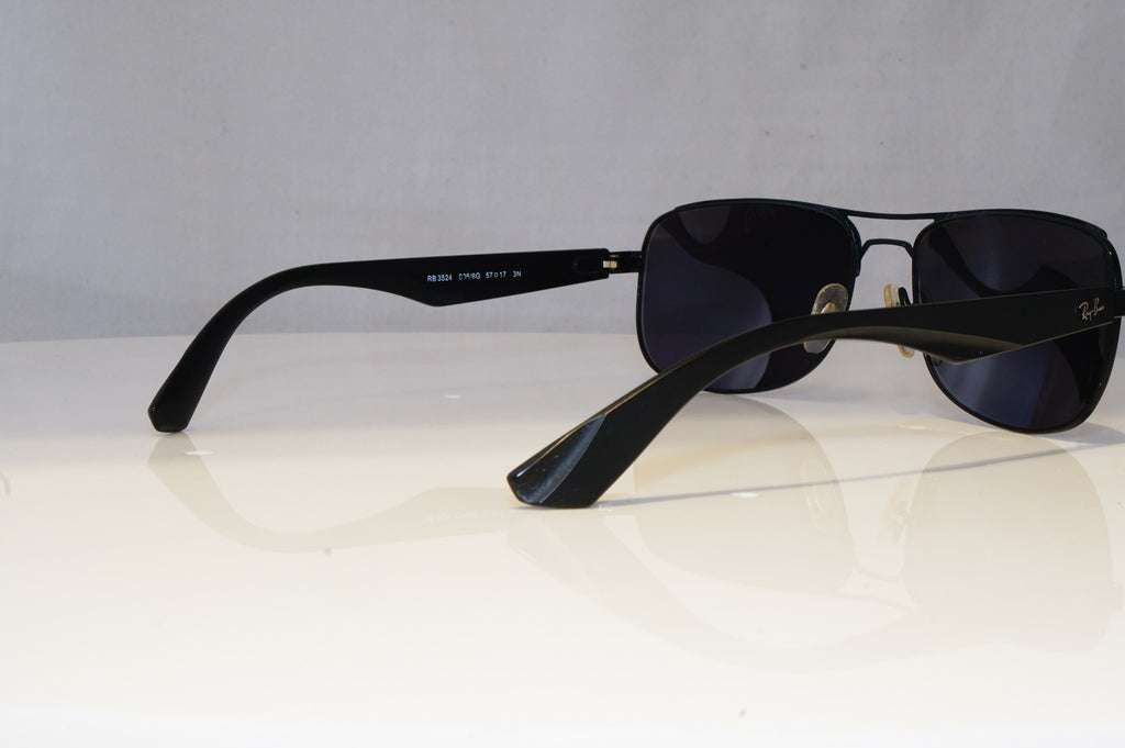 RAY-BAN Mens Boxed Designer Sunglasses Black Rectangle RB 3524 006/6G 16177