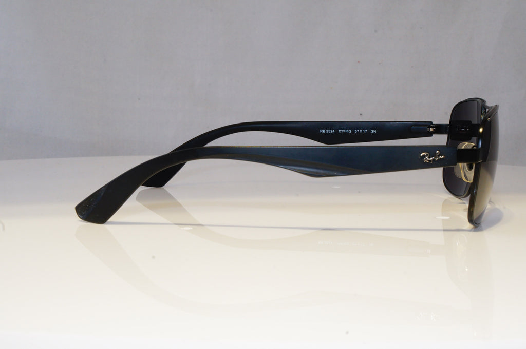 RAY-BAN Mens Boxed Designer Sunglasses Black Rectangle RB 3524 006/6G 16177