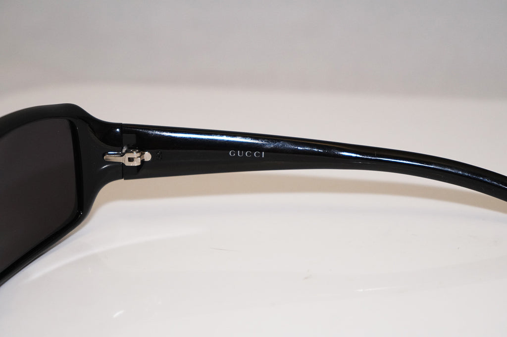 GUCCI 1990 Vintage Mens Designer Sunglasses Black Rectangle GG 2515 584 12845
