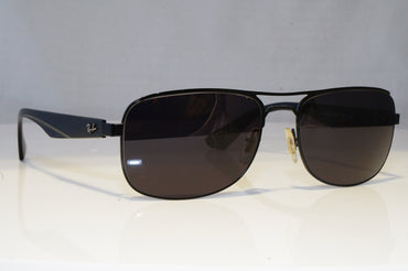 RAY-BAN Mens Boxed Designer Sunglasses Black Rectangle RB 3524 006/6G 16177