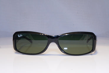 RAY-BAN Mens Womens Vintage Designer Sunglasses Black Rectangle RB 4078 19370
