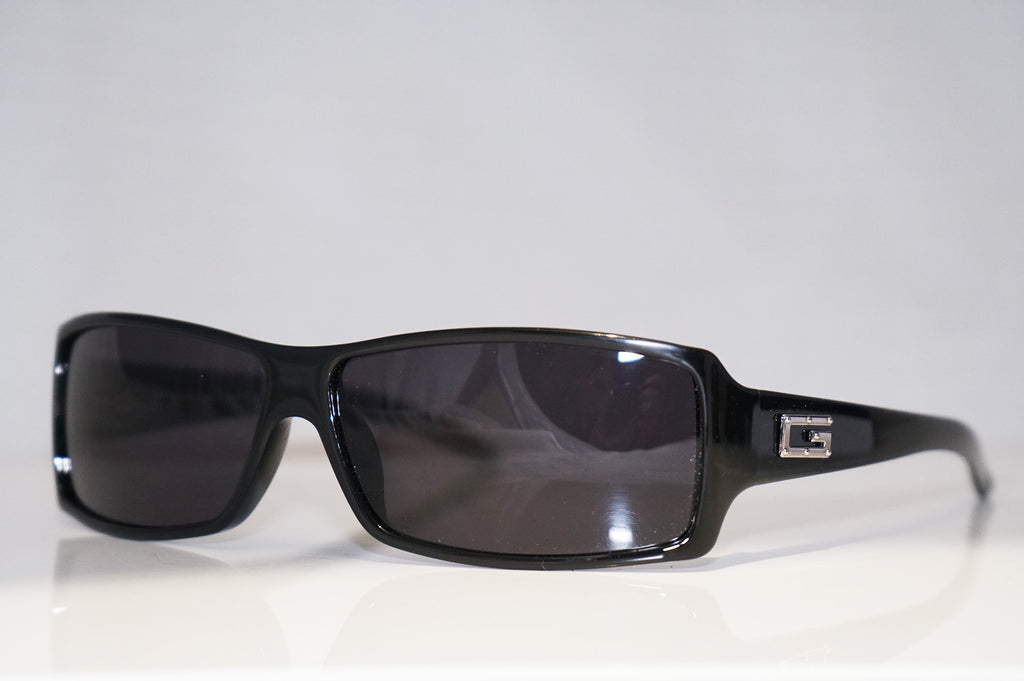 GUCCI 1990 Vintage Mens Designer Sunglasses Black Rectangle GG 2515 584 12845