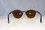 PERSOL Mens Womens Mirror Boxed Designer Sunglasses Brown Round 9040 W4 19640