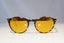 PERSOL Mens Womens Mirror Boxed Designer Sunglasses Brown Round 9040 W4 19640
