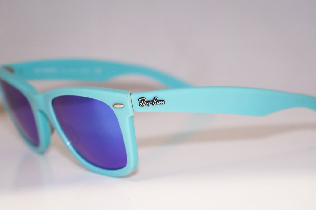 RAY-BAN Mens Designer Mirror Sunglasses Blue Wayfarer RB 2140 962/40 14447