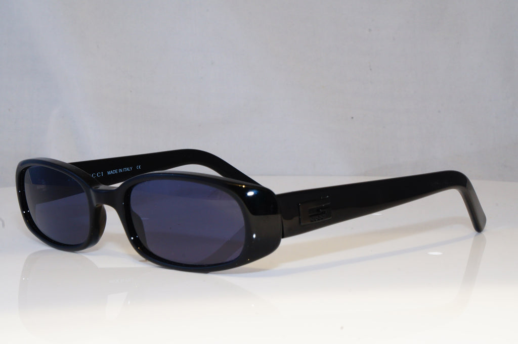 GUCCI Mens Womens Vintage Designer Sunglasses Black Rectangle GG 2452 807 19642