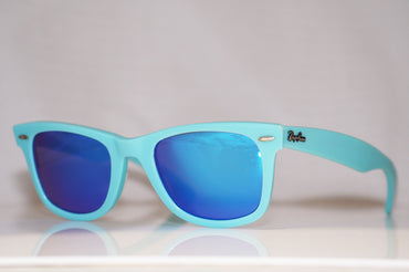 RAY-BAN Mens Designer Mirror Sunglasses Blue Wayfarer RB 2140 962/40 14447