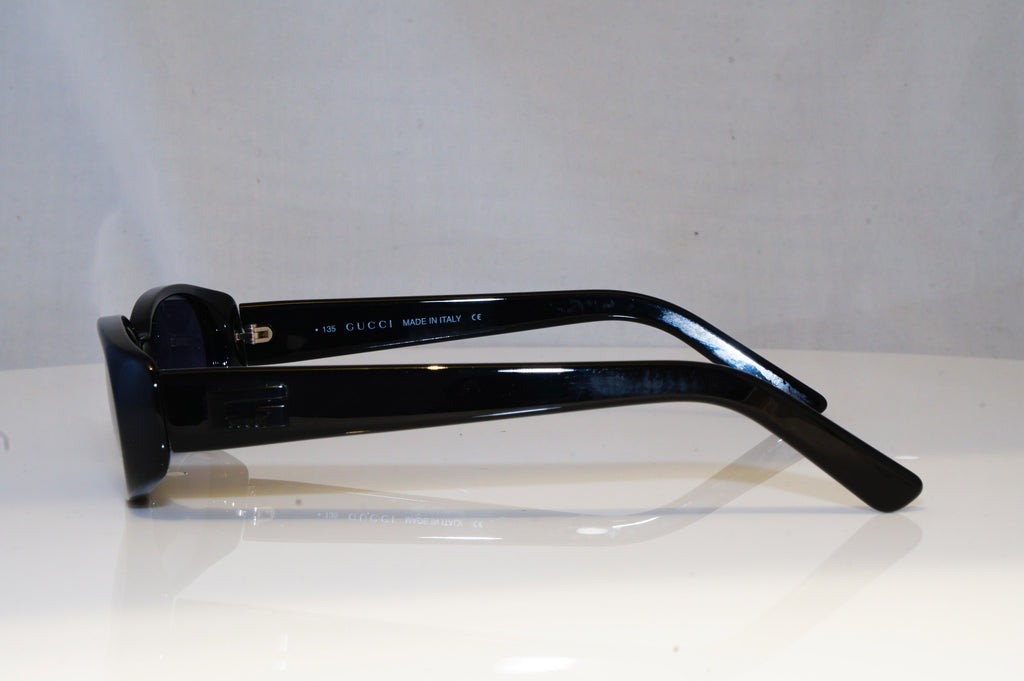 GUCCI Mens Womens Vintage Designer Sunglasses Black Rectangle GG 2452 807 19642