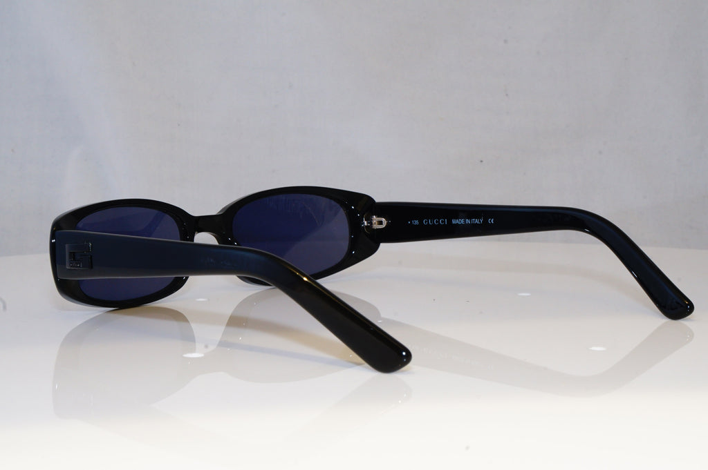 GUCCI Mens Womens Vintage Designer Sunglasses Black Rectangle GG 2452 807 19642