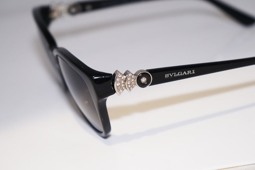 BVLGARI Womens Designer Crystal Sunglasses Black Butterfly 4089 501 14643