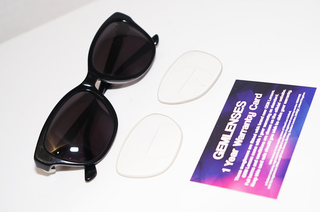 BVLGARI Womens Designer Crystal Sunglasses Black Butterfly 4089 501 14643