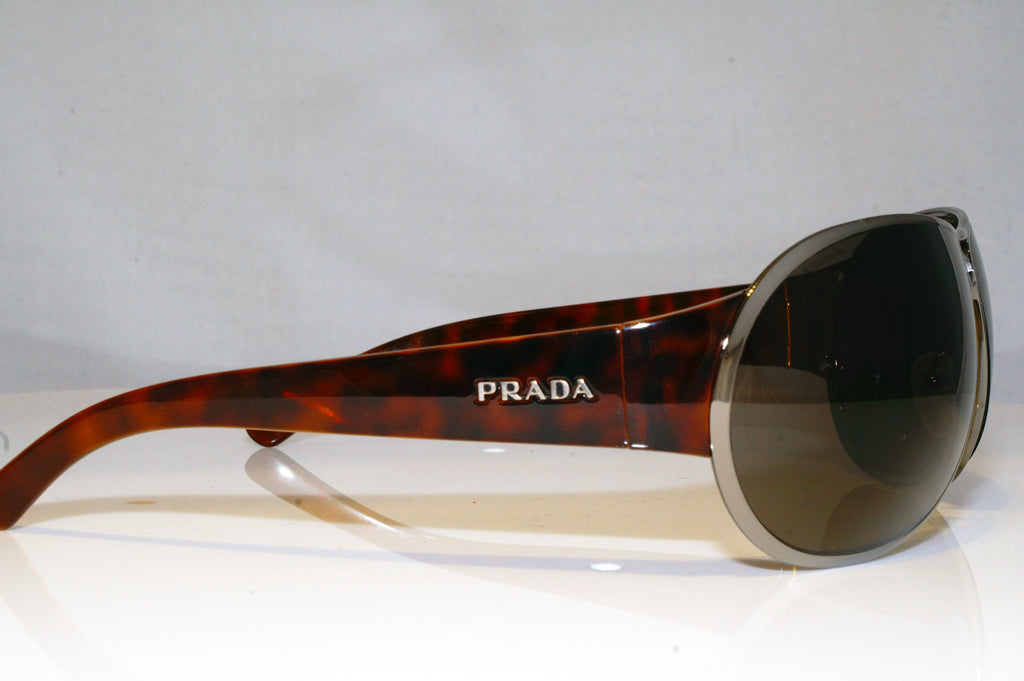 PRADA Mens Designer Sunglasses Brown Aviator SPR 57G 5AV-5G1 17225