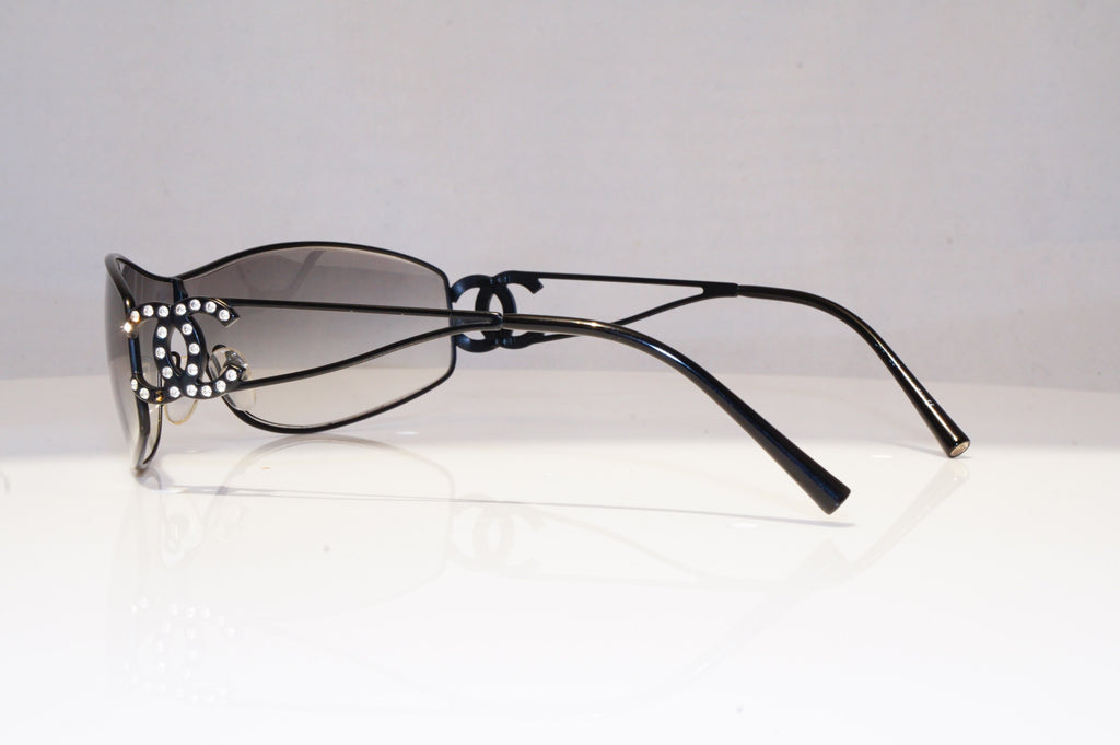 CHANEL Mens x0Designer Sunglasses Black Shield 4073 C124/8G 18539