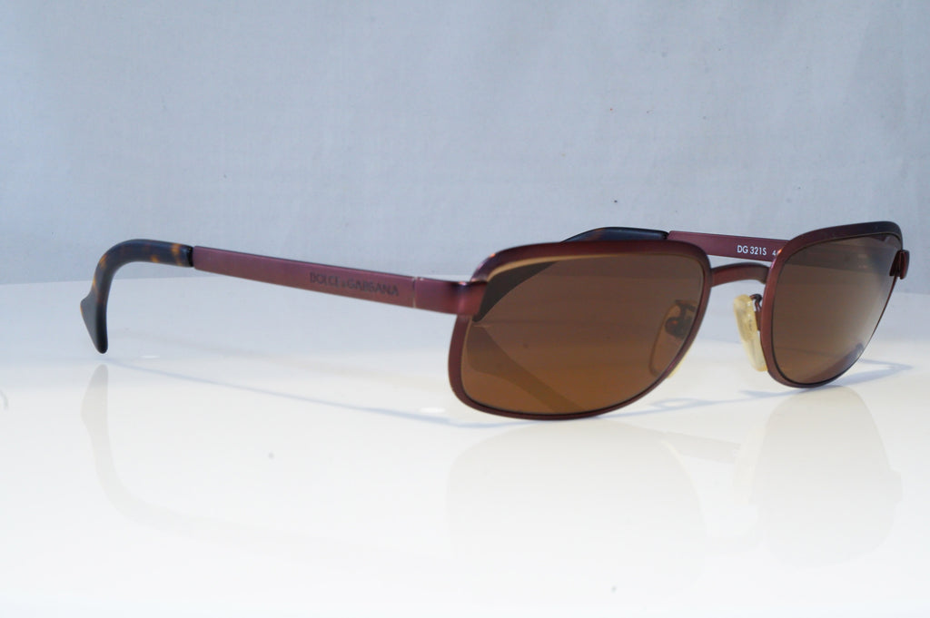 DOLCE & GABBANA Mens Womens Vintage Designer Sunglasses Brown DG 321S 445 16286